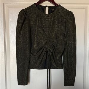 Chic Black Glitter Women's Set